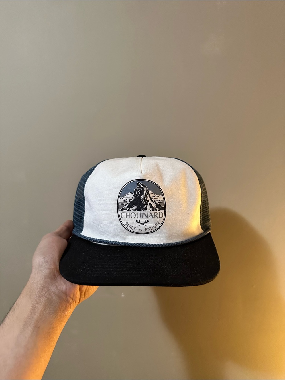 Patagonia Two-Tone Trucker Hat in White & Black